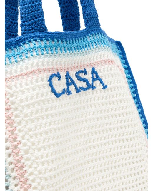 Casablanca Blue Rectangular Handbag for men