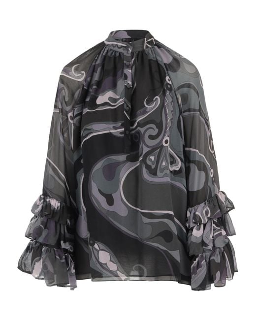 Emilio Pucci Black Blouses