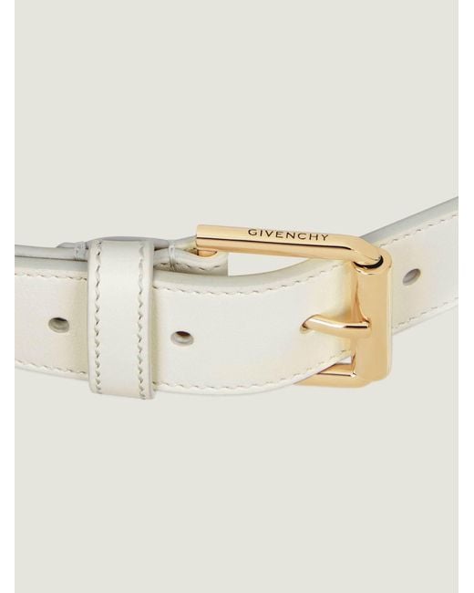 Givenchy White Voyou Belt