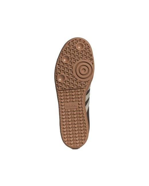 Adidas Originals Brown Samba Og Low-Top Sneakers