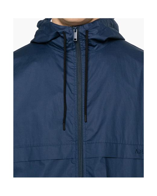 A.P.C. Blue Joe Windbreaker for men