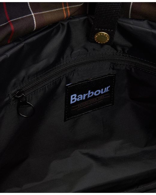 Barbour Black Field Waxed Holdall for men
