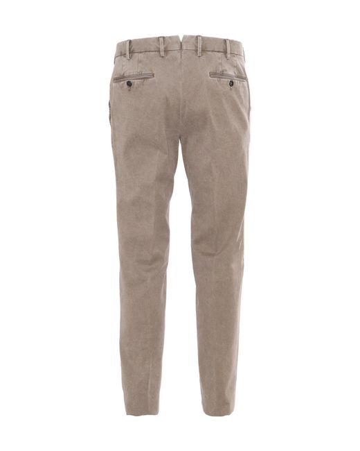 PT01 Gray Pt Torino Slim Trousers for men