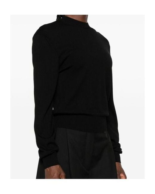 Lanvin Black Crew-Neck Sweater