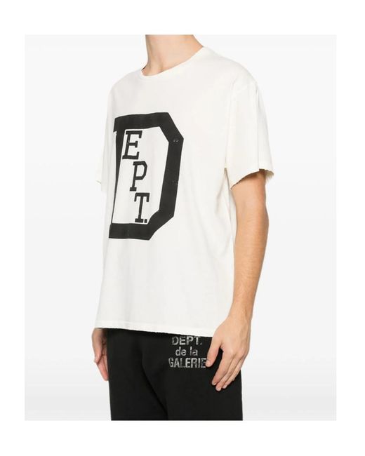 GALLERY DEPT. White University T-Shirt for men