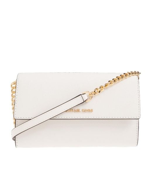 MICHAEL Michael Kors Natural Jet Set Leather Crossbody Bag