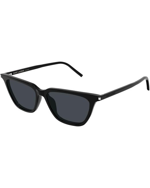 Saint Laurent White Sulpice Thin Sunglasses