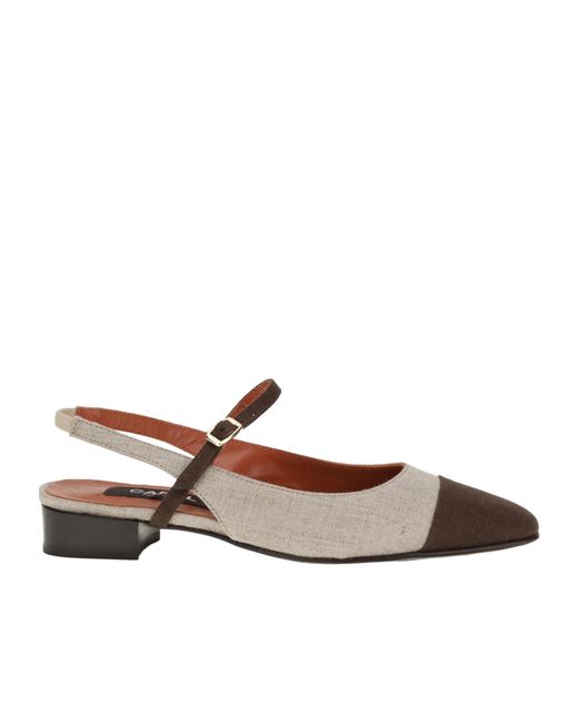 CAREL PARIS Brown Carel Oceano Buckle Fastened Ballerinas