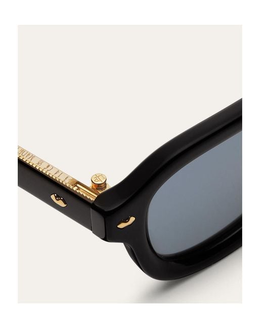 Loro Piana White André Sunglasses