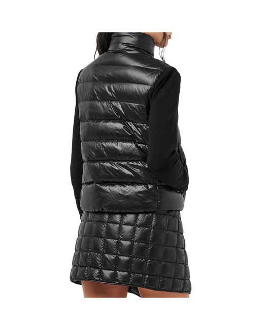 Moncler Black Padded Wool Cardigan