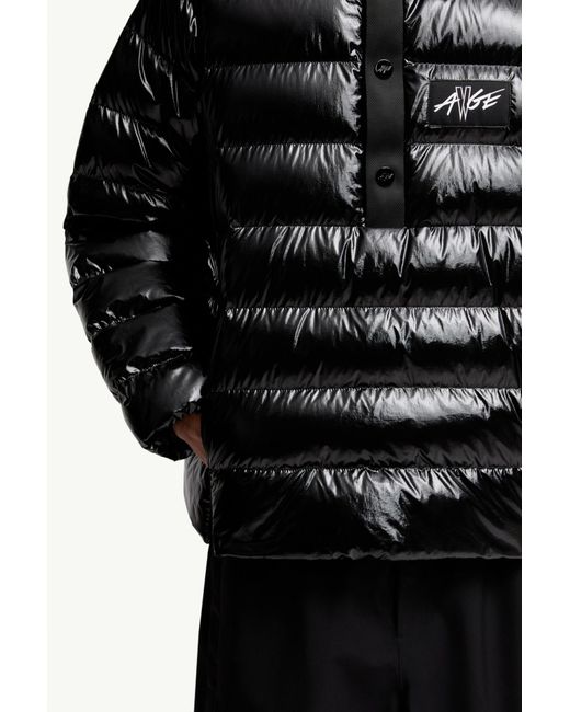 Moncler Black Long-Sleeved Down Jacket for men