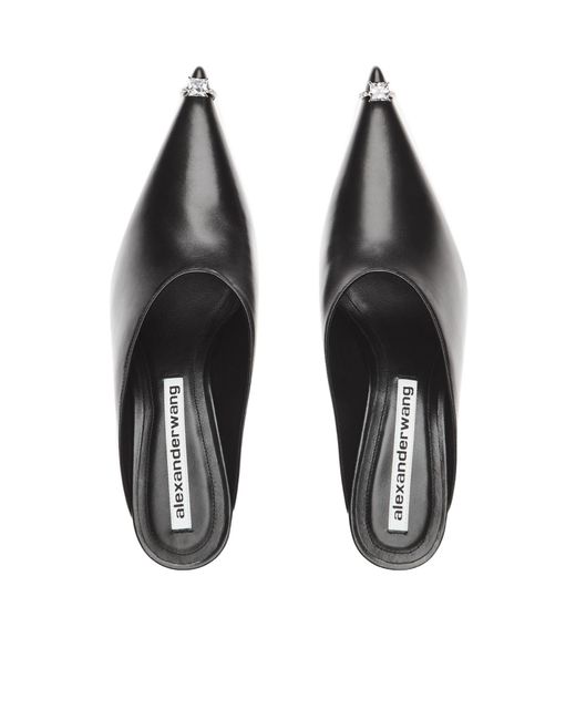 Alexander Wang Black Akilita Ring Mules