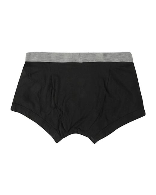 Emporio Armani Black Elastic Waist Underwear for men
