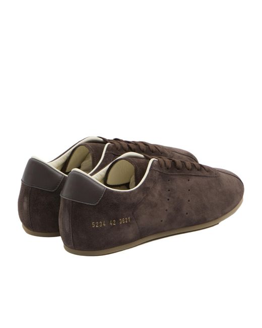 Common Projects Brown Suede Leather Sneakers for men