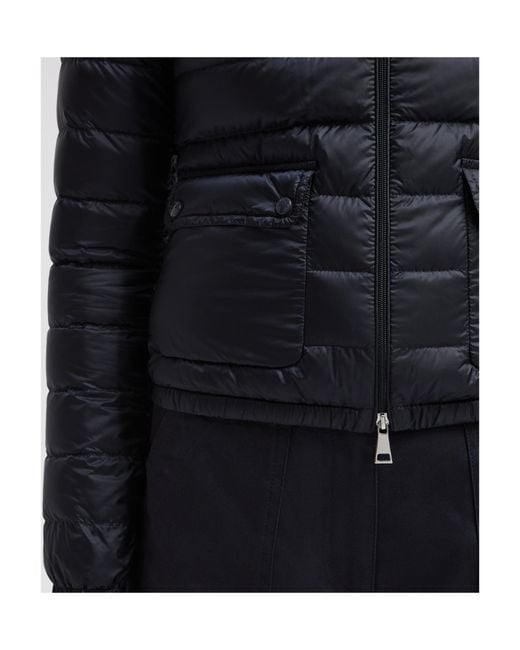 Moncler Blue Lans Zip-Up Padded Jacket