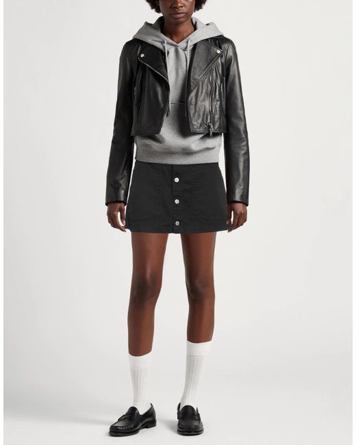 DIESEL Black Colored Denim Umbrella Skirt