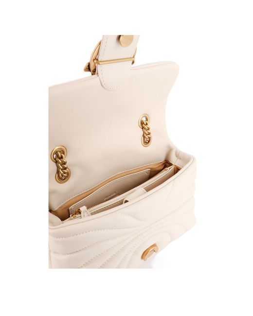 Pinko Natural Flip Shoulder Bag