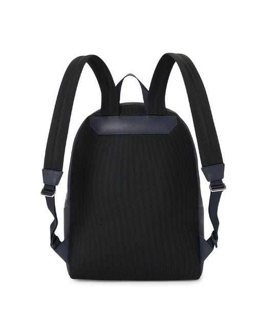 Bally Blue Zippered Backpack for men