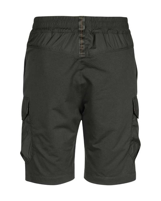 Parajumpers Gray Logo Shorts for men