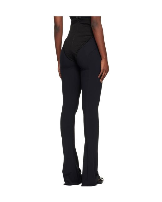 KNWLS Black Scythe Patchwork Casual Pants