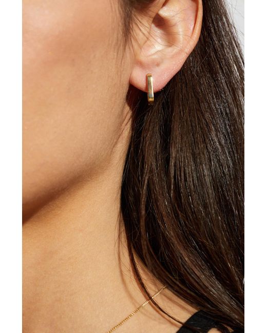 AllSaints Metallic Geometric Huggie Earrings Set