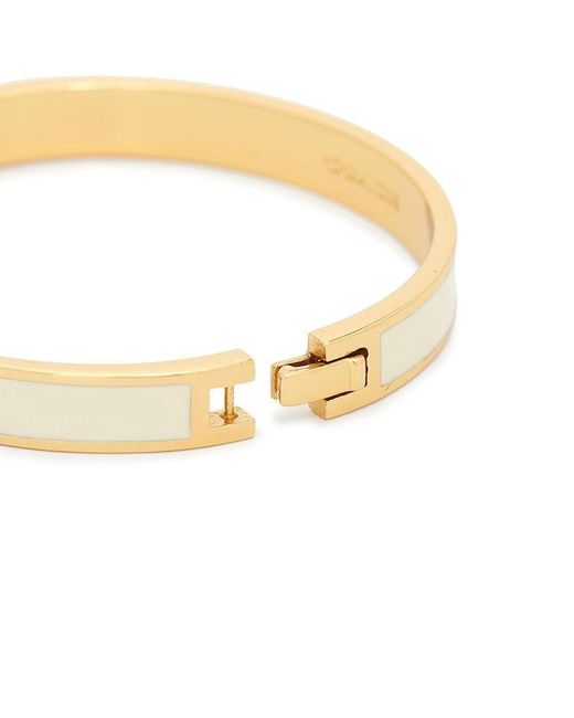 COACH Metallic Horse And Carriage Pattern Bracelet