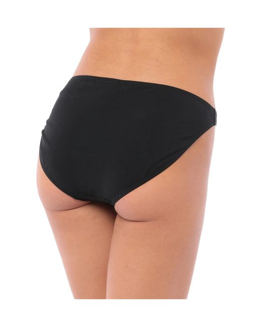 Tory Burch Black Solid-Colored Stretch Bikini