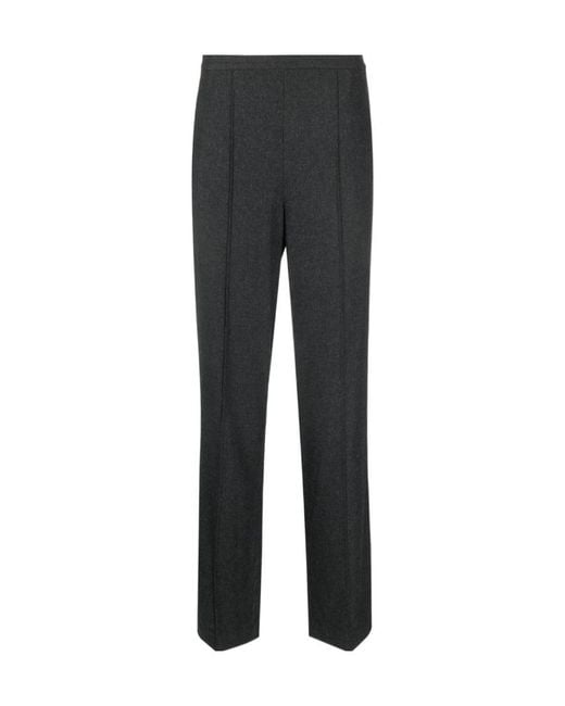 Vince Gray High-Waist Tailored Tapered Trousers