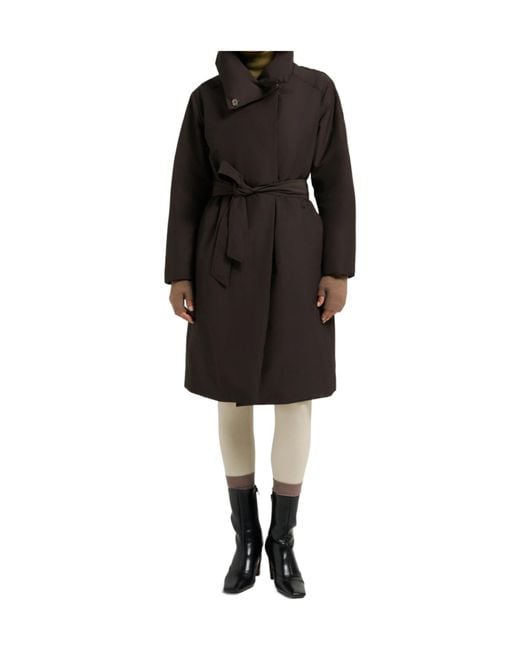 Moose Knuckles Black Lonsdale Long-Sleeve Coat