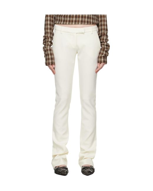 Acne Black Belt-Loop Casual Pants