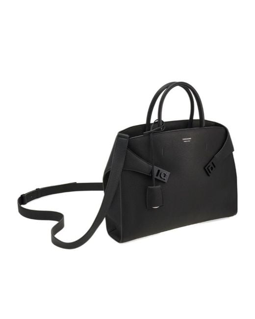 Ferragamo Black Hug Briefcase for men