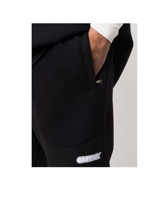 XOXOGOODBOY Black High-Waisted Rope Sweatpants for men