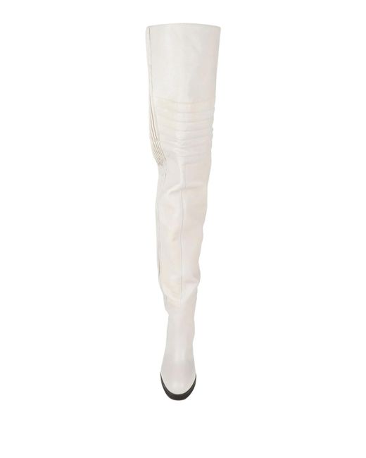 Isabel Marant White Solid Color Boots