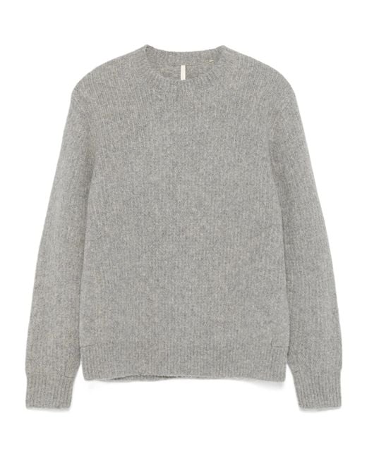 sunflower Gray Crew Neck Long-Sleeved Sweater for men