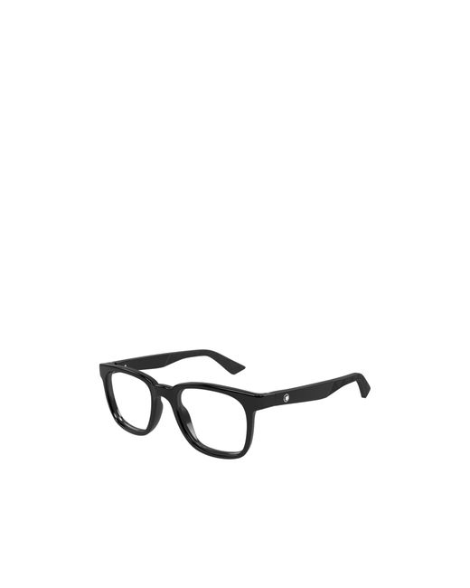 Montblanc White Eyewear Square Frame Glasses for men