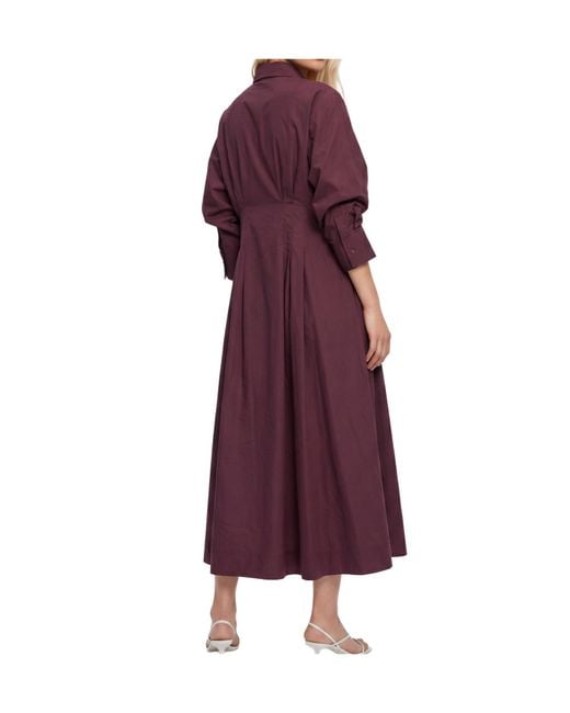 Jonathan Simkhai Purple Jazz Shirt Dress