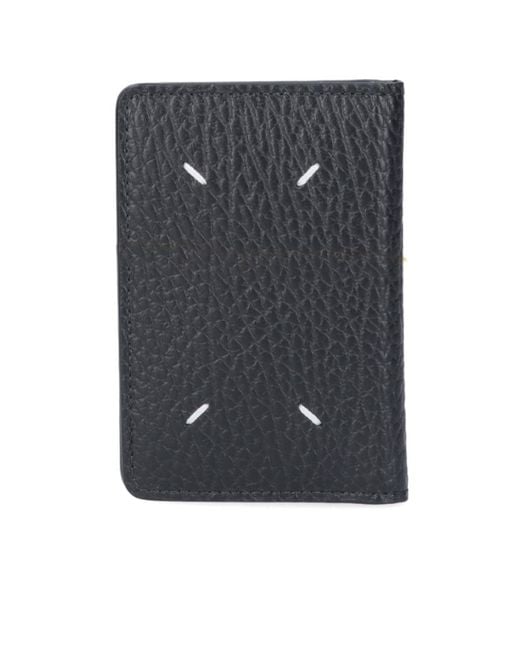 Maison Margiela Gray Four Stitches Card Holder
