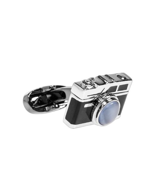 Paul Smith White Camera Motif Cufflinks for men