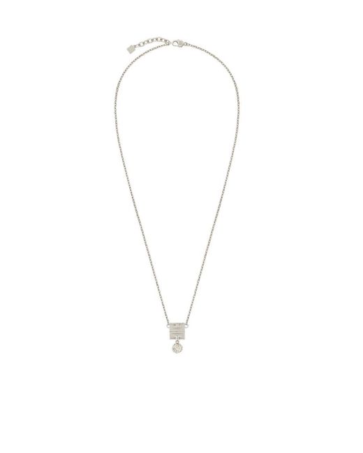 Givenchy White 4G Necklace