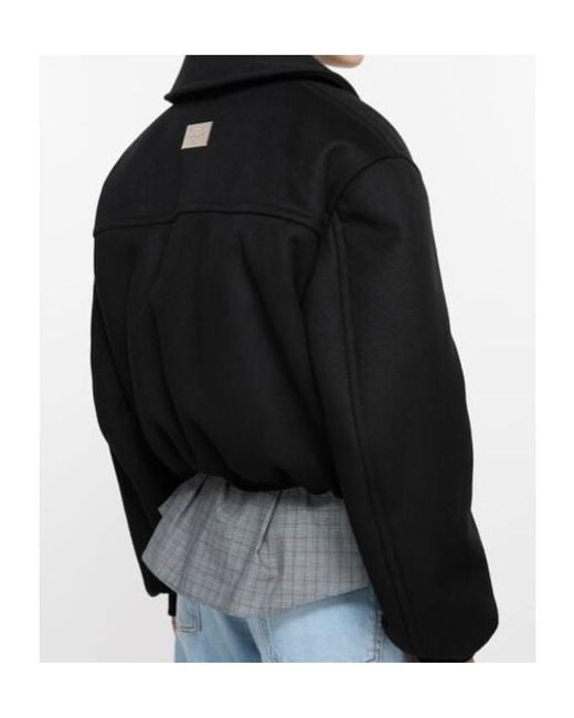 Acne Black Allegro Bomber Jacket