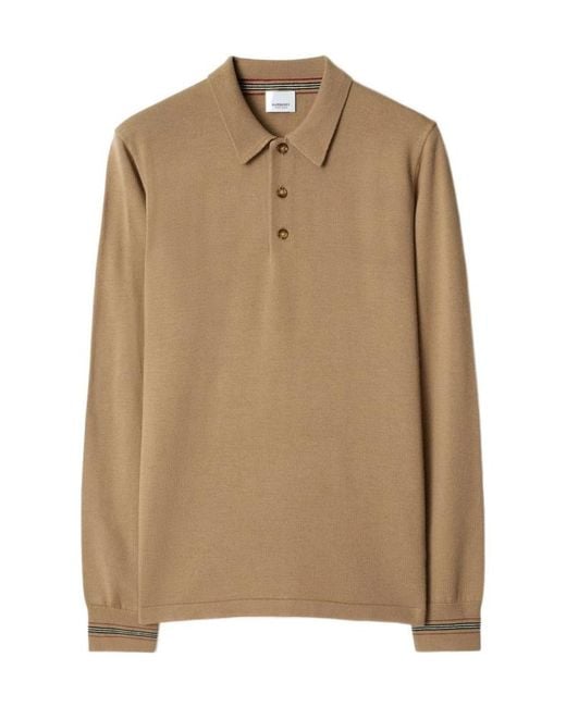 Burberry Natural Logo Wool Sweater for men