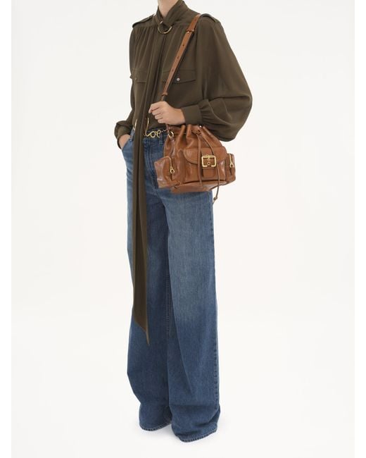 Chloé Brown Chloé Camera Bucket Bag