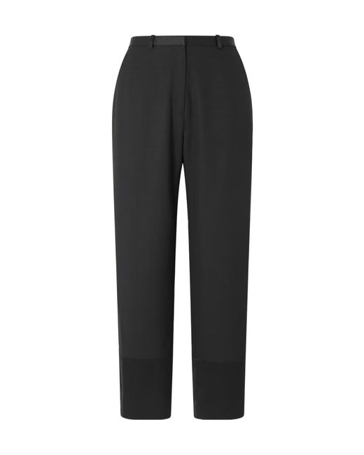 Loulou de Saison Black Mahoney Belt-Loops Trousers