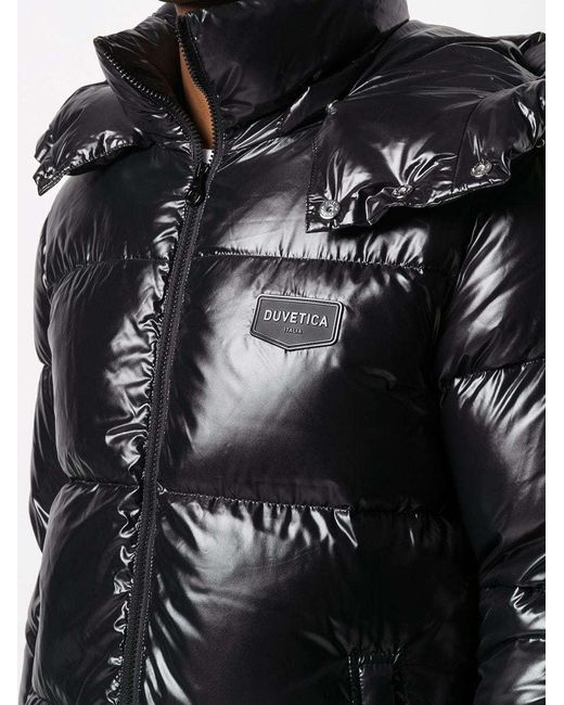 Duvetica Black Long-Sleeved Down Jacket for men