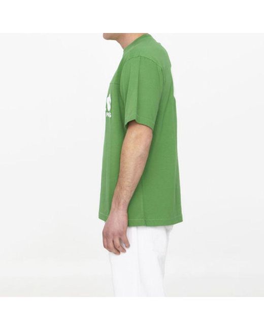 KENZO Green Short-Sleeved T-Shirt for men