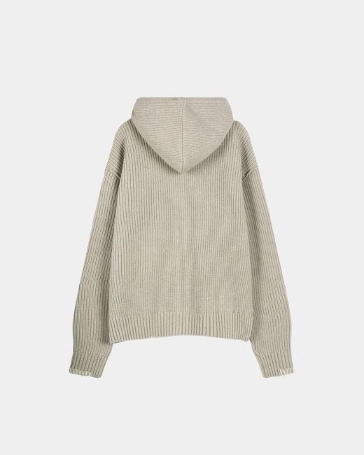 ANDERSSON BELL Natural Zipper Hoodie for men