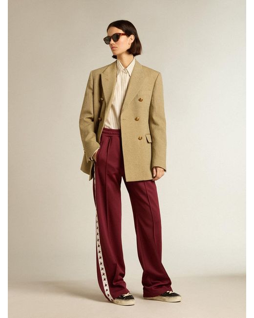 Golden Goose Deluxe Brand White Striped Long-Sleeved Shirt