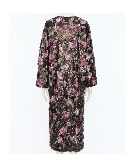 Valentino White Long-Sleeved Dress With A Round Neck
