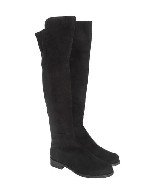 Stuart Weitzman Black 5050 Over-The-Knee Boots