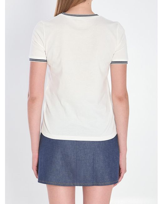 Céline Blue 70's Triomphe T-Shirt